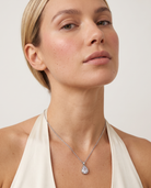 Colette Necklace silver on model