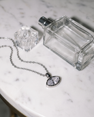 Elodie Necklace silver flatlay