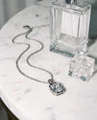 Sylvie Necklace silver flatlay