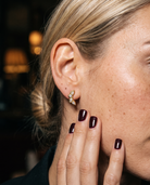 Laurel Earrings on ear