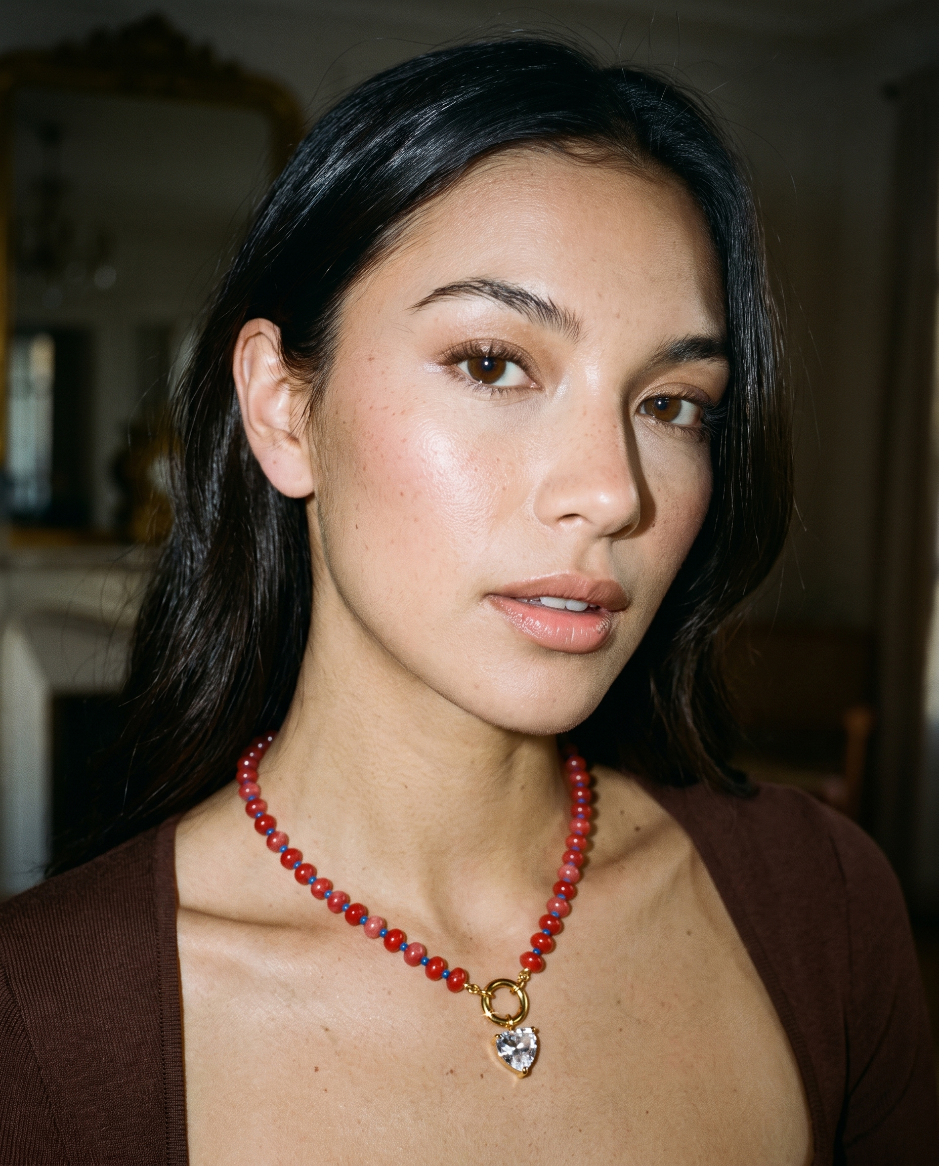Sabine necklace editorial styled shot