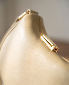 Josephine khaki shoulder bag leather grain macro