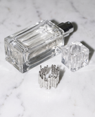 Bouleau silver bark open ring flatlay on marble