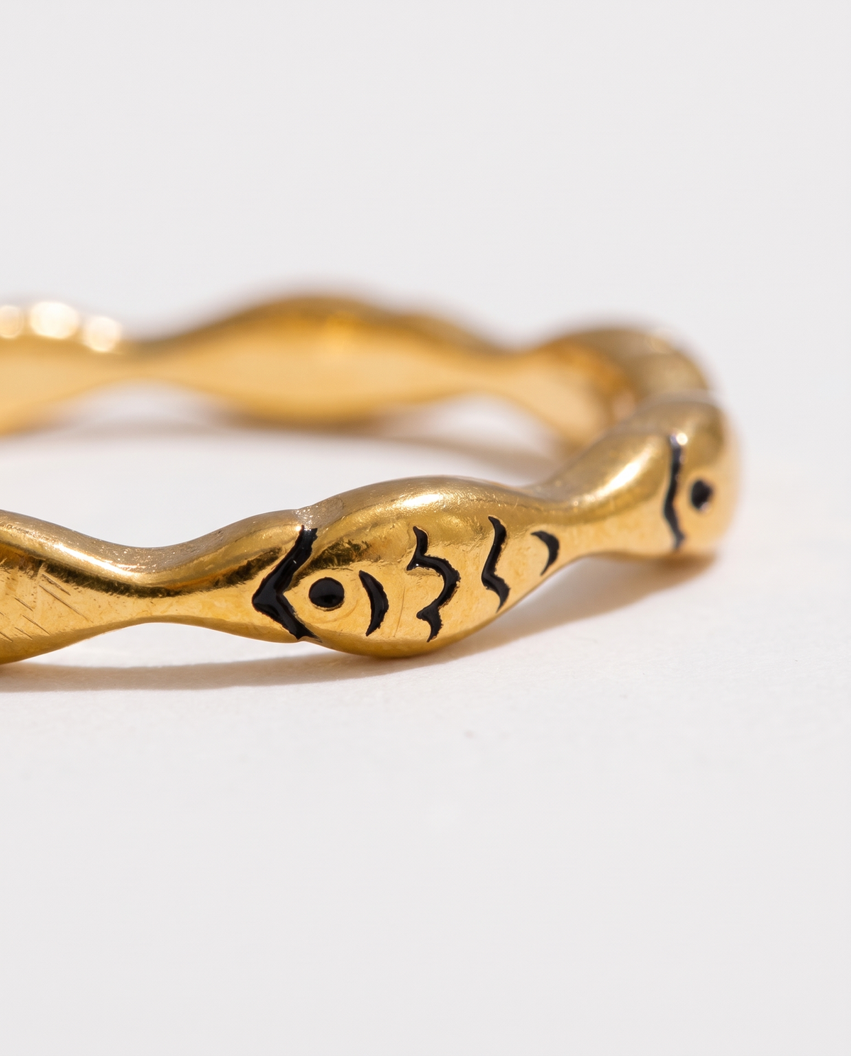 Poisson fish ring macro detail