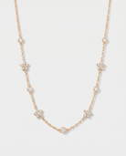Florine Necklace, 18k gold-plated, product